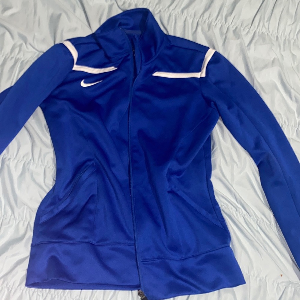 Nike Dri-Fit Blue Zip Up Jacket